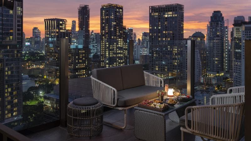 indigo hotel rooftop bar